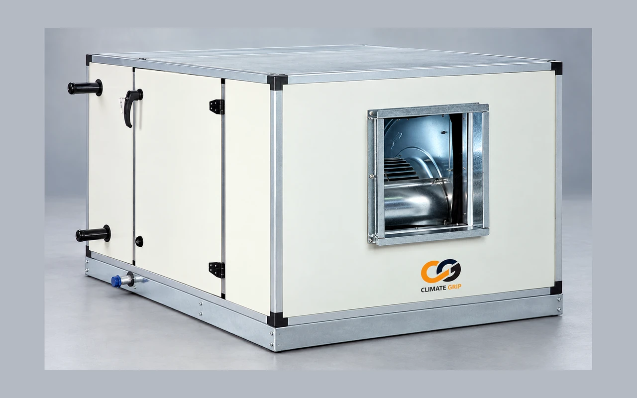 Climate Grip fresh air ventilation unit with open fan section