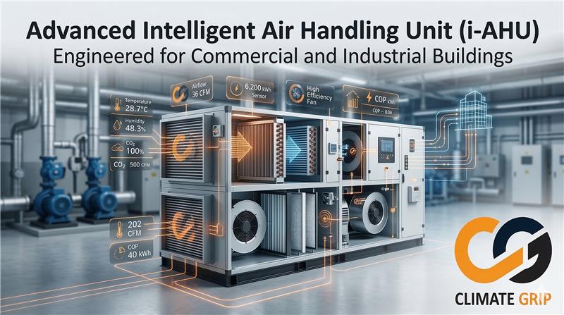 Advanced Intelligent Air Handling Unit (i-AHU) Engineered for Commercial and Industrial Buildings