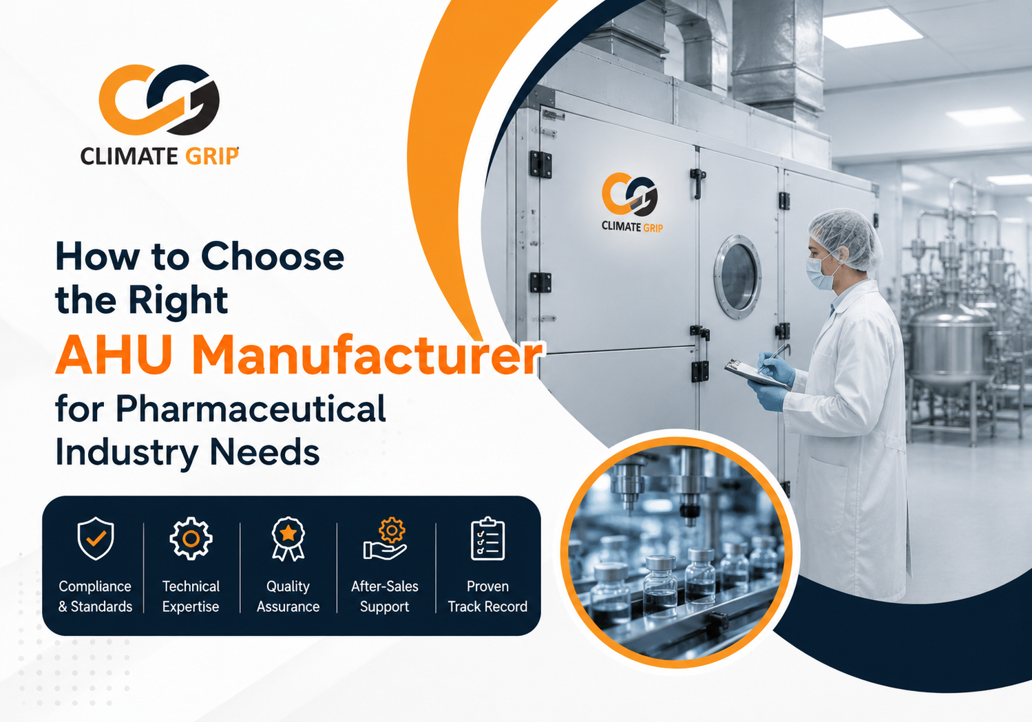 How to Choose the Right AHU Manufacturer for Pharmaceutical Industry Needs